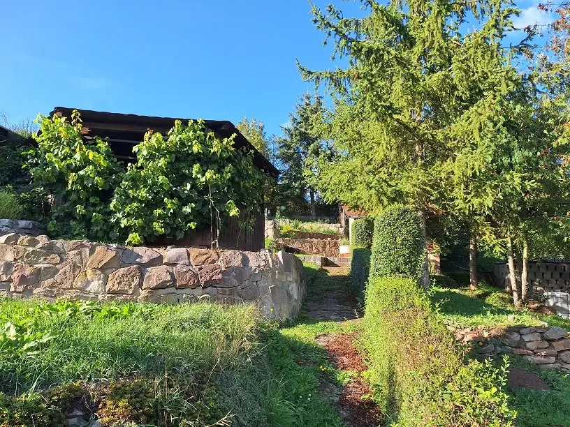 Tuinkavel met piepklein huisje in Sangerhausen - Duitsland