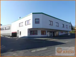 Bedrijfspand met magazijn- en productieruimtes, evenals kantoorruimte in Sinntal-Oberzell/Ziegelhütte