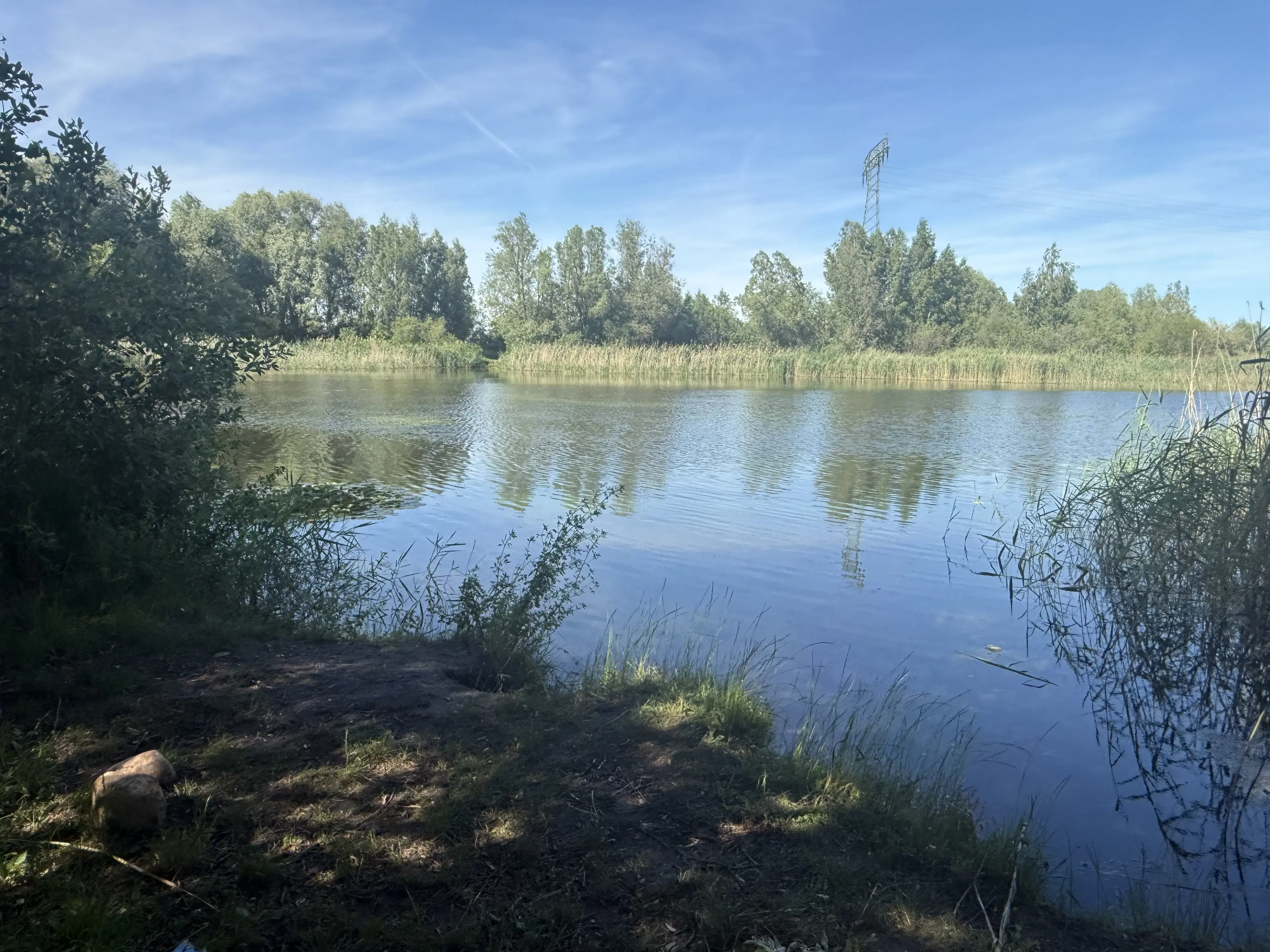 Perceel aan het water nabij Schwedt/Oder - Duitsland