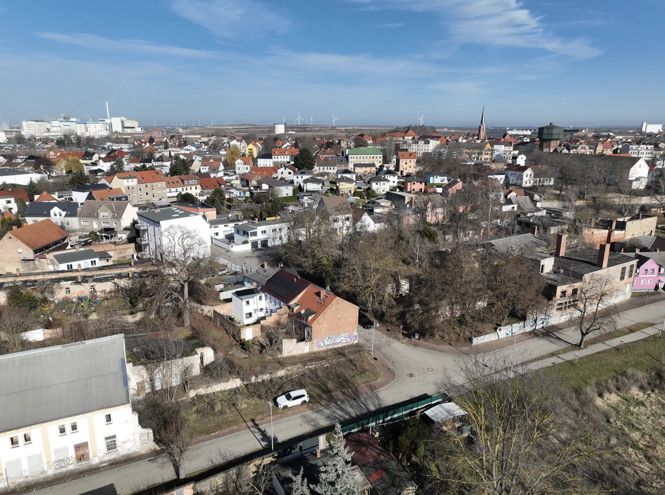 Hoekwoning in Staßfurt - Duitsland