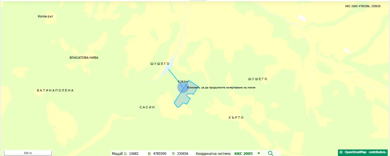 Loofbos 113.324 m² in Gorno Ozirovo, Varshets Montana - Bulgarije
