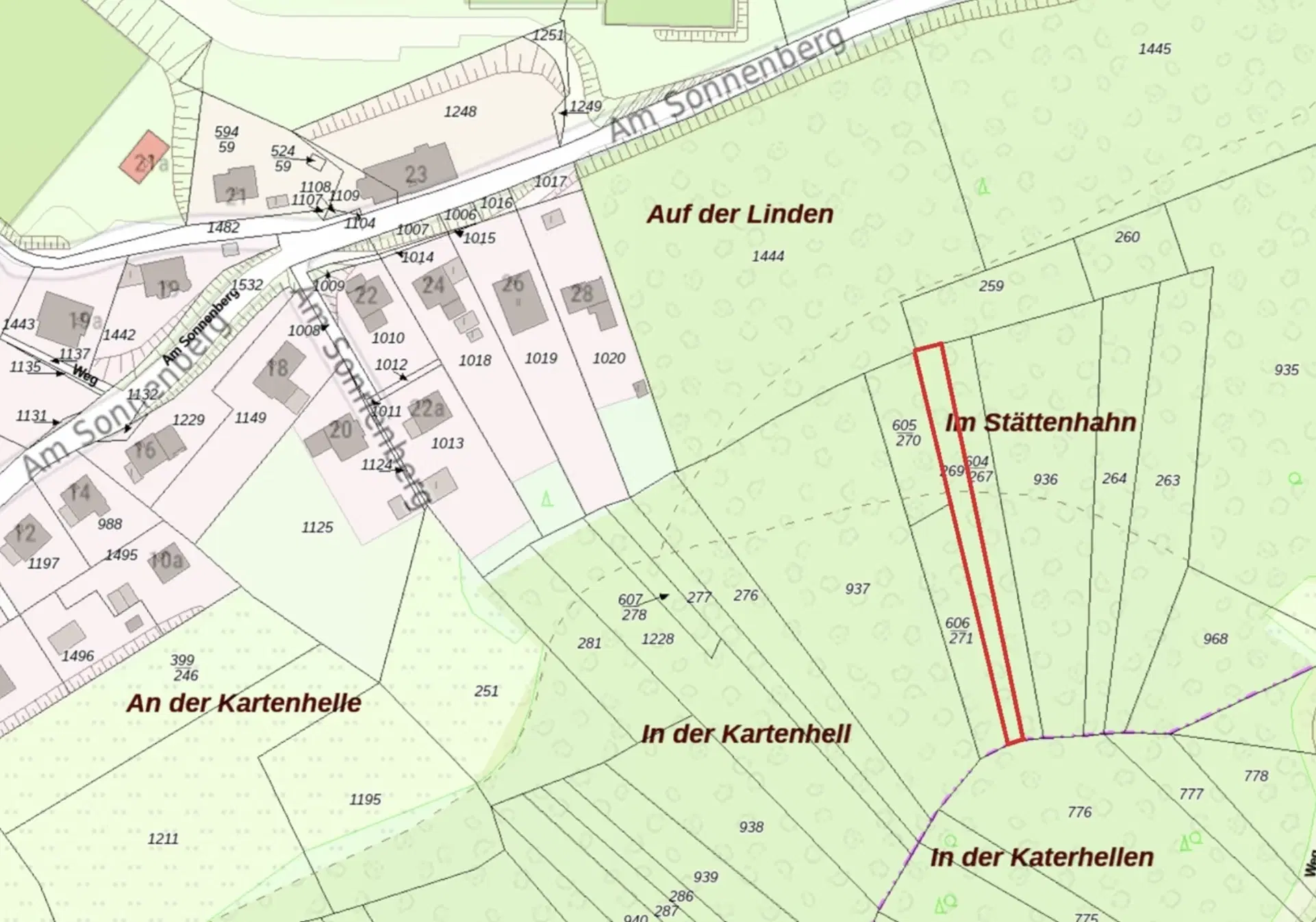 701 m² eigendomsperceel aan de rand van Gummersbach, nabij Winterberg - Duitsland