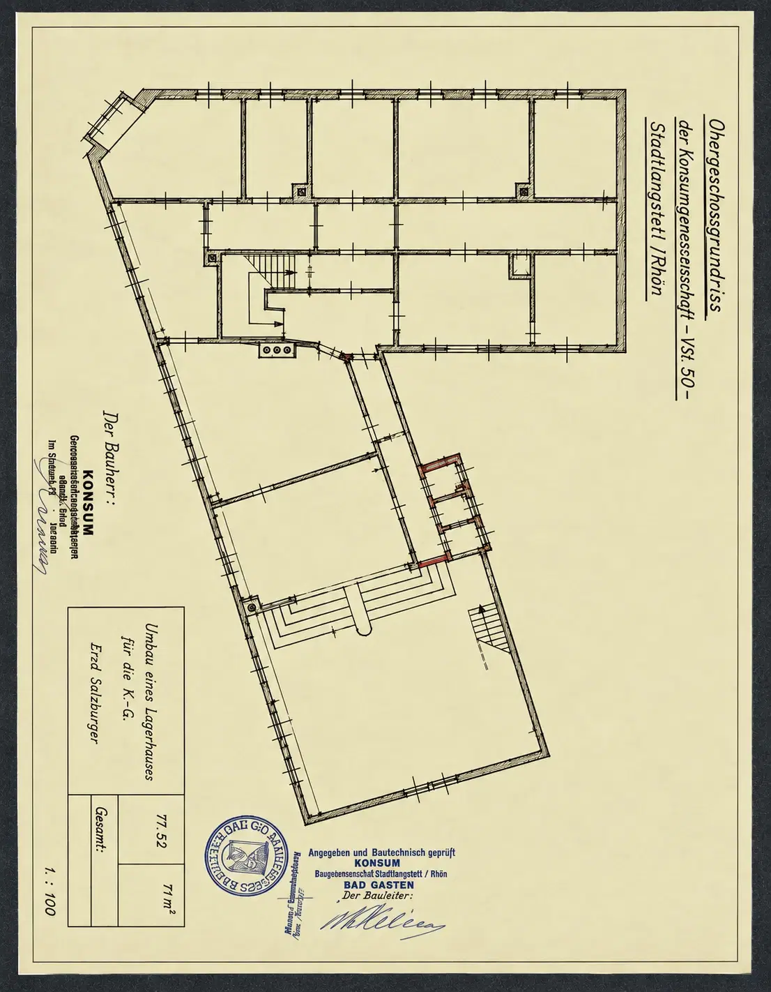 Hoekgebouw met voormalige supermarkt en 6 eenheden in Dermbach, Stadtlengsfeld - Duitsland