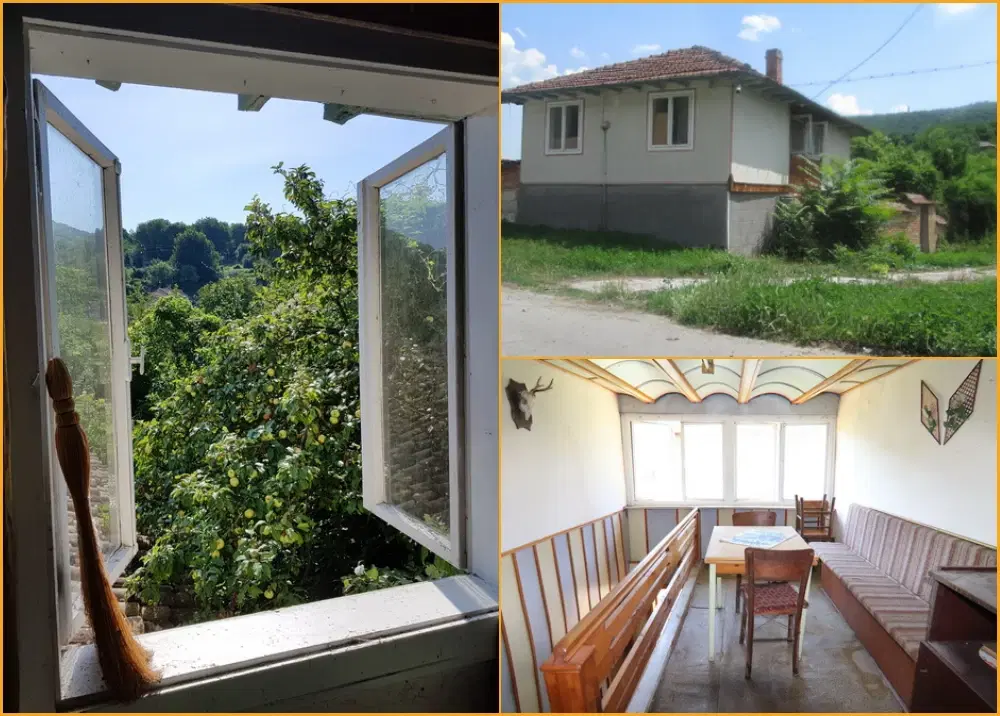Huis met twee verdiepingen + 660 m² grond in Karan Varbovka - Bulgarije